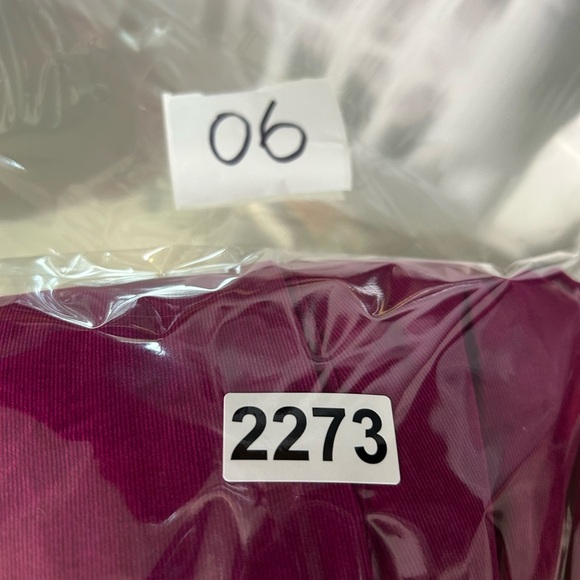 Anthropologie HD in Paris Size 6 Mini Corduroy Dress Purple Magenta Strapless - Picture 16 of 16